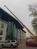 Mitsubishi Electric Heat Recovery Systems Lifted by Crane