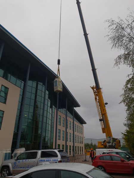 Mitsubishi Electric Heat Recovery Systems Lifting in