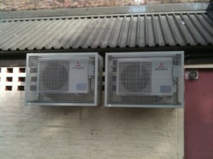 Air Conditioning Security Cages