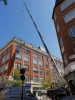 Daikin VRV Systems Installation Crane Outside