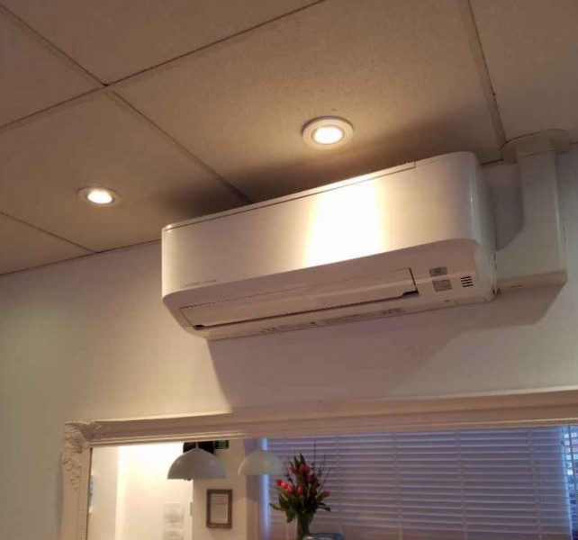 Mitsubishi Cooling & Heating in Dentist Surgery Ceiling